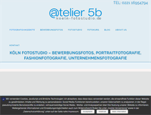 Tablet Screenshot of koeln-fotostudio.de